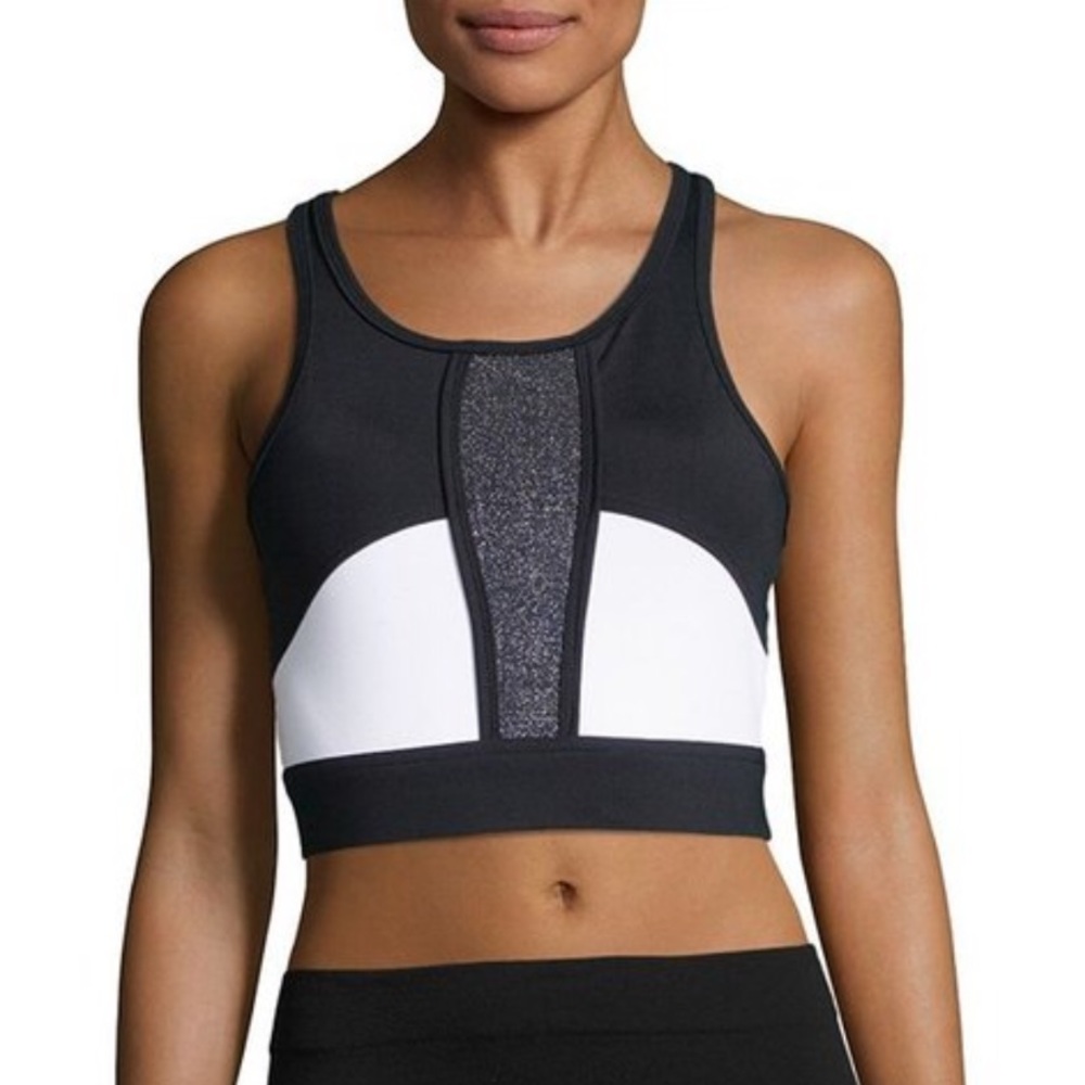 Sports Bra Mesh Workout Gym Crop Top